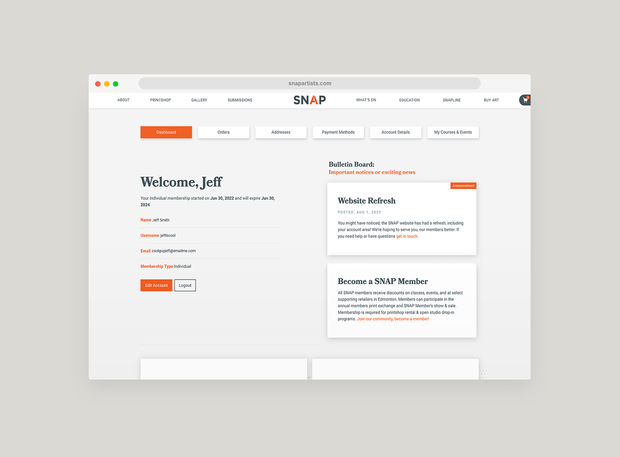 SNAP Website Browser 8