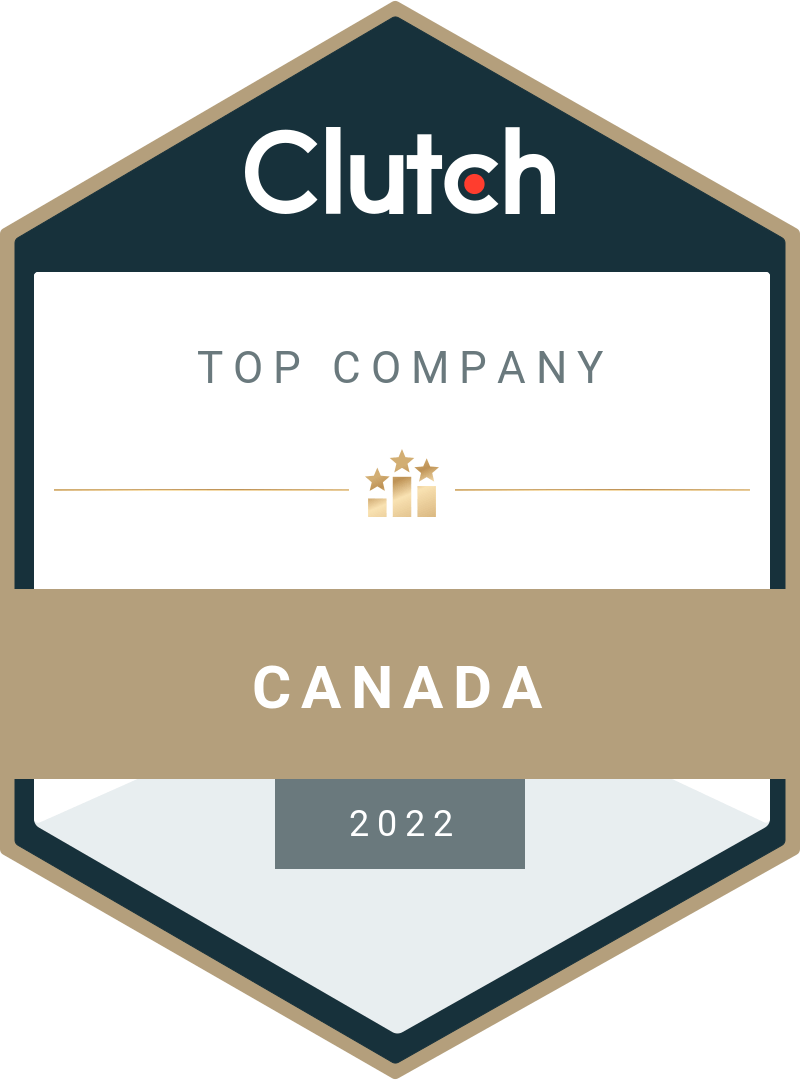 top clutch.co company canada 2022 award
