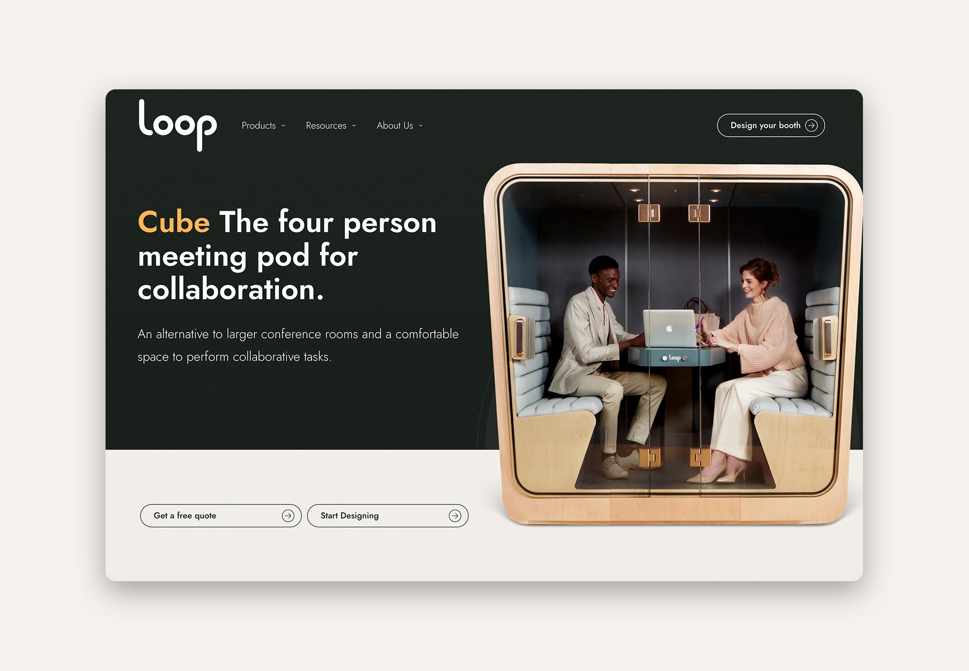Loop Website Design 4