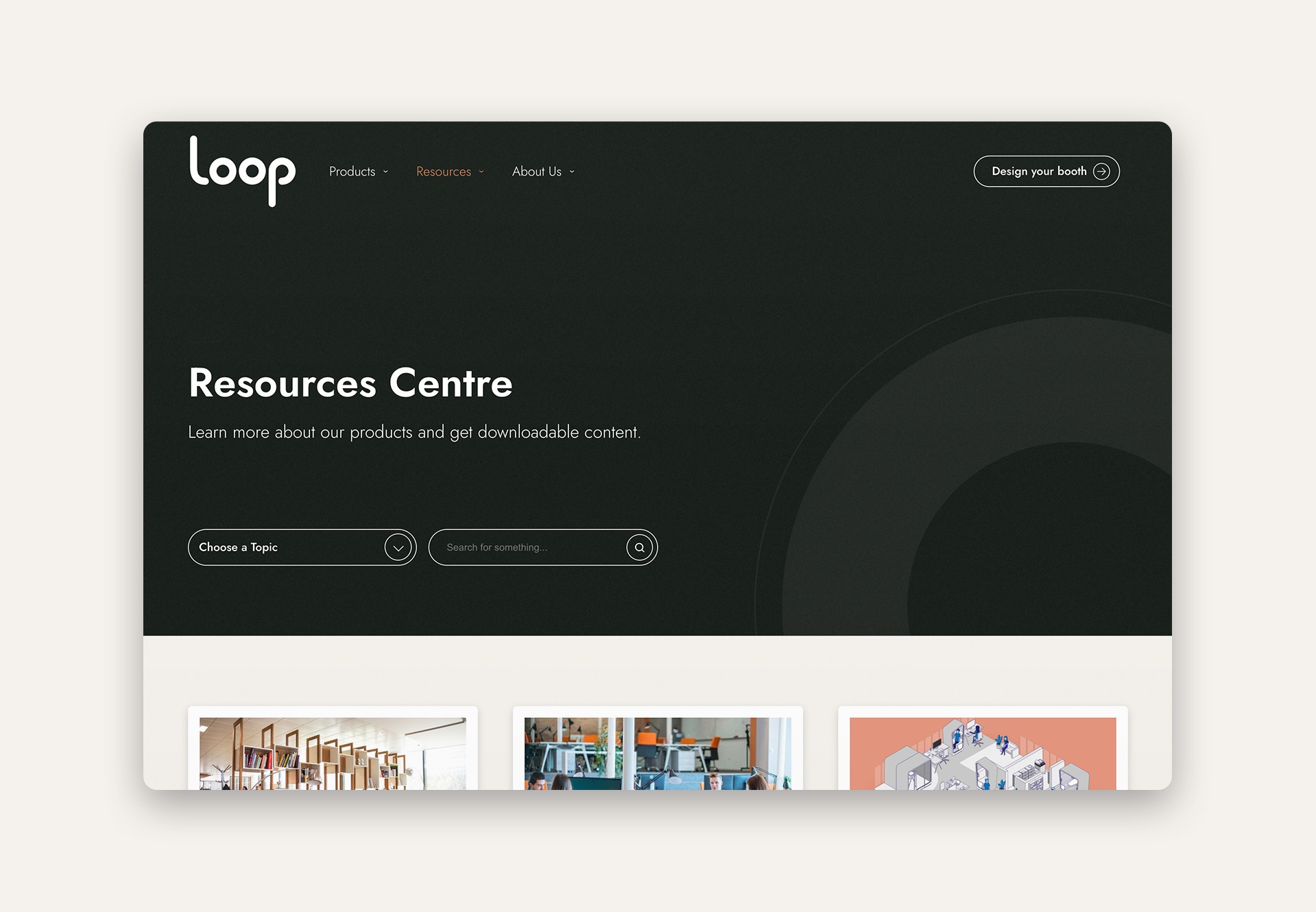Loop Website Design 9